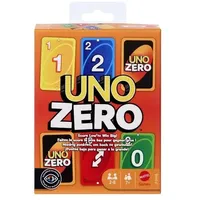 Mattel UNO Zero Kartenspiel für Kinder, Erwachsene und Familienabende,