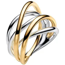 Pandora 164673C00 Damen-Ring Zweifarbig Verschlungene Bänder, 56/17,8