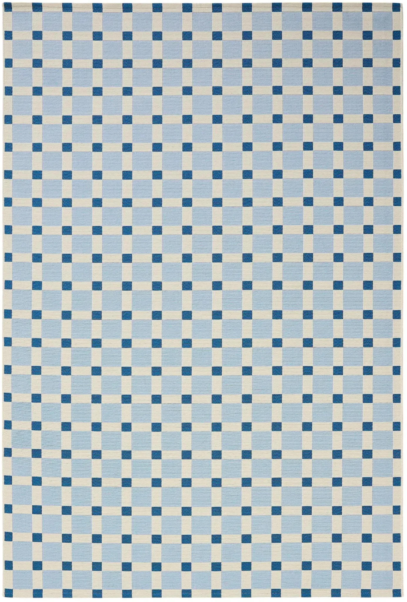 benuta Pop In- & Outdoor-Teppich Jovis Blau 200x285 cm - Teppich für Balkon, Terrasse & Garten