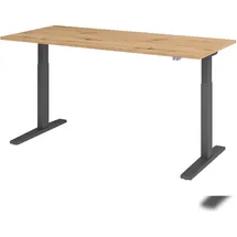Hammerbacher Schreibtisch XMKA 19 Asteiche / Graphit