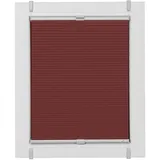 SUNLINES Plissee Start-up Style Honeycomb 80 x 185 cm rot/silberfarben