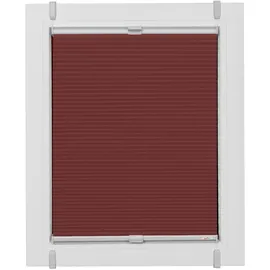 SUNLINES Plissee Start-up Style Honeycomb 80 x 185 cm rot/silberfarben