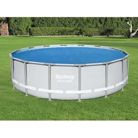 BESTWAY Solarabdeckung Flowclear Rund blau 462 cm