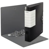 Leitz Ordner Solid A4 Kunststoff 62mm schwarz Packung mit