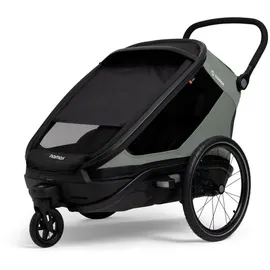 Hamax Kinderanhänger Cocoon grün/schwarz 2023