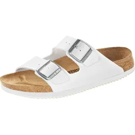 Birkenstock Arizona PROF Birko-Flor schmal weiß 42