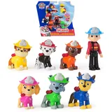 Spin Master Paw Patrol Fire Rescue - Hundefiguren Geschenkset mit 7 Spielfiguren zum Sammeln