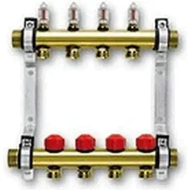 ROTH Heizkreisverteiler HK 8 absperrbar 1" AG mit Durchflussanzeige