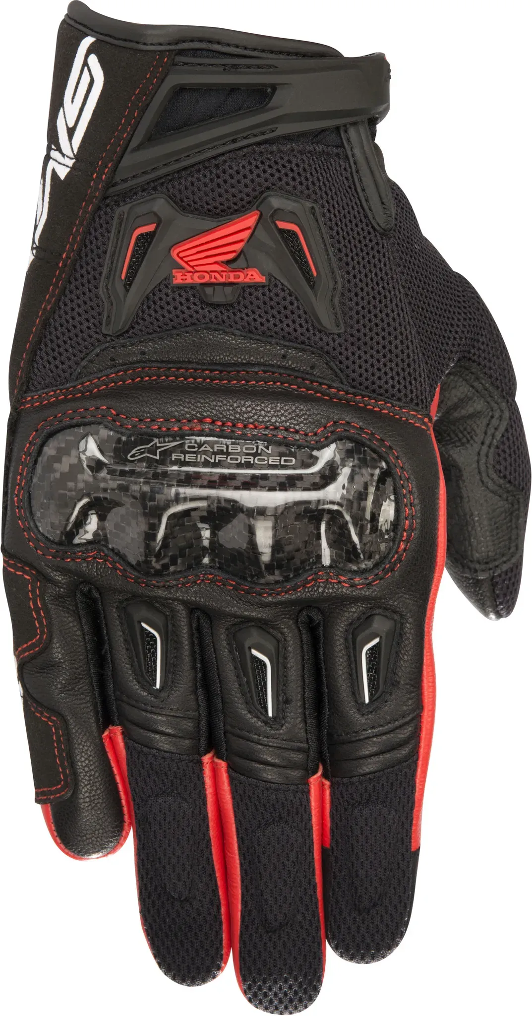 Alpinestars SMX-2 Air V2 Honda Collection, gants - Noir/Rouge - 3XL