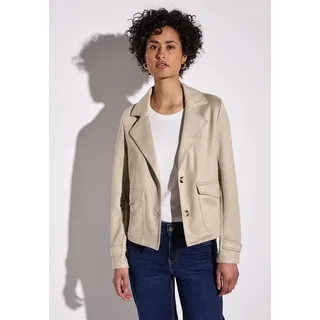 STREET ONE Damen, A212610 Velours Jacke, barley beige, 38 - 38