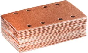 Starcke Schleifpapier-Set 50-teilig Lochung 8fach, Körnung: 400, (L x B: 185 x 93 mm)