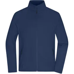 Herren Stretchfleece Jacke - Farbe blau - Größe XS