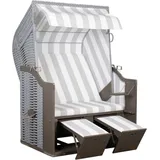Strandkorb Profi Ostsee Poel PVC Grey Dessin 989
