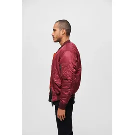 Brandit Textil MA1 Jacket Herren burgundy XXL