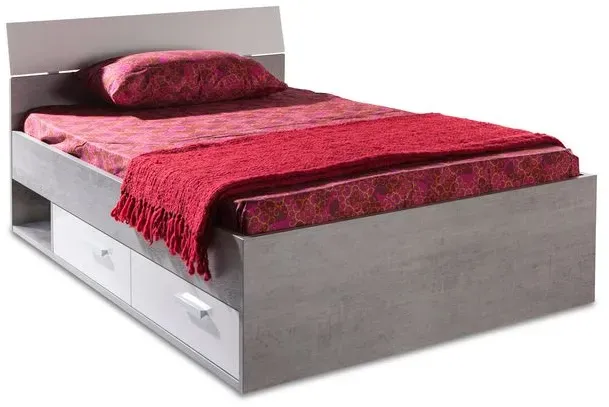Composad Funktionsbett Mipiace 120 x 200 cm Dekor Grau