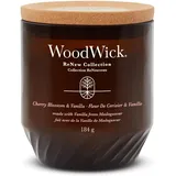 WoodWick RENEW Cherry Blossom & Vanilla Duftkerze mit Holzdocht 184 g