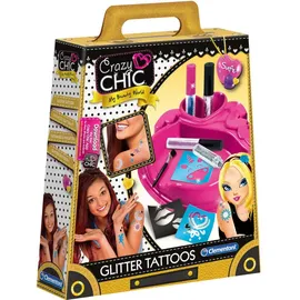 CLEMENTONI Glitzer-Tattoos Schablone