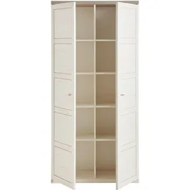 Hom ́in CAMRON Aktenschrank 100,8 x 43 x 209,2 cm grau, weiß