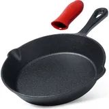 VILDE Gusseisenpfanne Grillpfanne 20 cm