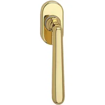 Marchesi Marchesi, Fenstergriff ALT - WIEN - verdeckt geschr., VK 7 x 33 mm, Messing pol.