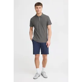 !Solid Poloshirt SOLID "Poloshirt SDHattim", Herren, Gr. L, schwarz (schwarz, mid grau melange), Obermaterial: 100% Baumwolle CO., Shirts
