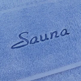 Möve Frottana Sauna Set Pearl 2-TLG Handtücher - 2X 80x200 cm, 100% Baumwolle, Cornflower