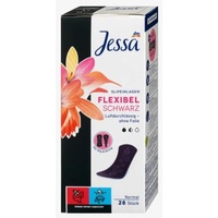 Jessa Slipeinlagen Normal Schwarz + Flexibel, 1 x 28 St