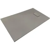SANOTECHNIK Duschtasse, Grau, Kunststoff, 100x80x2.6 cm, Antirutschbeschichtung, Badezimmer, Baden & Duschen, Duschtasse