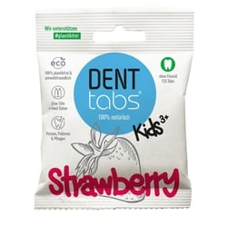 Denttabs Kids Strawberry ohne Fluorid (125St)