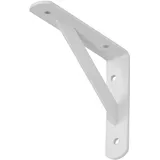 1 Stück SOTOOLS Schwerlastkonsole weiß 150 x 125 x 30 mm Regalkonsole Regalträger aus Stahl