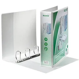 Leitz Präsentationsringbücher 4-Ringe weiß 7,7 cm DIN A4