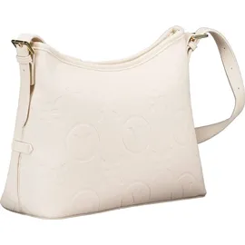 Valentino Samba Re Umhängetasche Polyurethan Beige/Weiß
