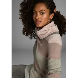 KangaROOS Rollkragenpullover gestreift Beige 40/42
