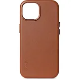 decoded iPhone 15 Plus Leder Case braun