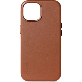 decoded iPhone 15 Plus Leder Case braun