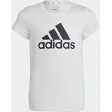 Adidas Essentials Big Logo Cotton T-Shirt White / Black 140