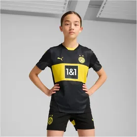 Puma Borussia Dortmund Auswärtstrikot Jugendliche Black Faster Yellow - 5-6 Jahre