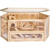 Hti-Living Kleintierkäfig Hamsterkäfig