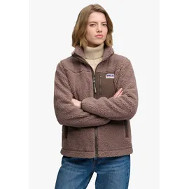 Superdry Fleecejacke mit Reißverschluss Modell 'Heritage', taupe), XS,