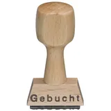 kompatible Ware Textstempel "Gebucht"