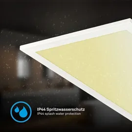 Briloner LED Panel 1 dimmbar IP44 weiß