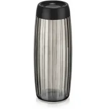 Michelino Vorratsdose elegant riffeloptik grau 1,6 l