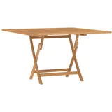 vidaXL Gartentisch 110 x 110 x 75 cm Braun