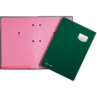 Pagna Unterschriftenmappe A4 Grün/Rosa 10 St.
