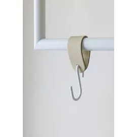 metallbude Haken 3er-Set S-Haken Stahl Beige / Weiß