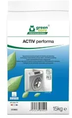 TANA green care ACTIV performa Vollwaschmittel, gegen Fettflecken 716052 , 15 kg- Sack