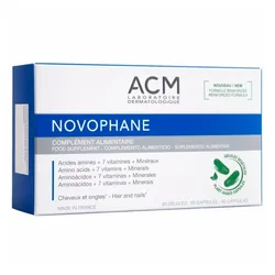 Dietary supplement to support the quality of hair and nails Novophane 60 capsules