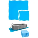 Eyepower 7,5 m2 Poolunterlage - 32 EVA Matten 50x50 Pool Unterlage - Unterlegmatten Set