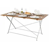 INDA-EXCLUSIV Gartentisch klappbar 120 x 70 x 74 cm Akazie