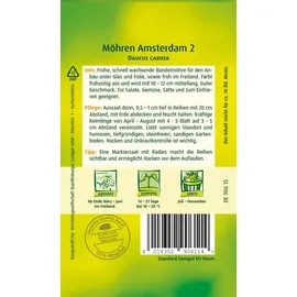 Quedlinburger Saatgut | Möhren Amsterdam 2 Samen